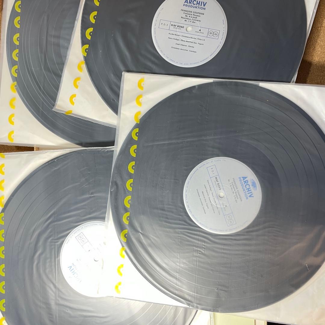 クープラン François Couperin 4枚組 LP クラシック 中古