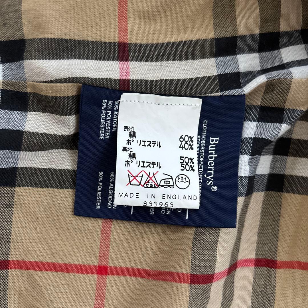 バーバリーロンドン Burberry チャック　ジャケット　イギリス製