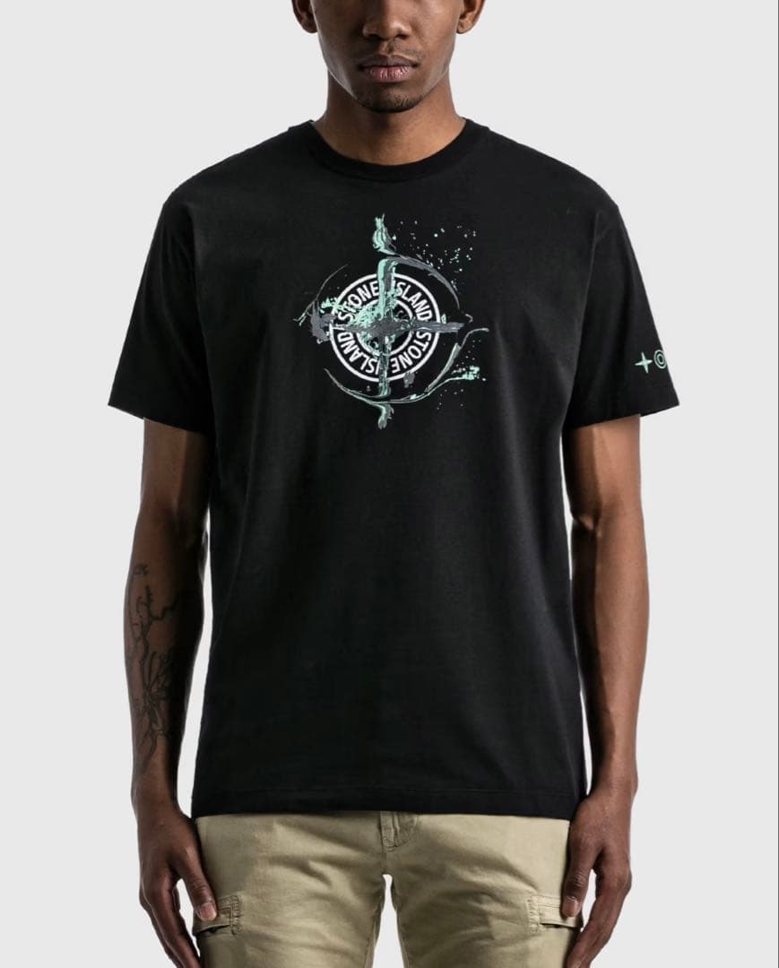 STONE  ブラック Tシャツ 半袖