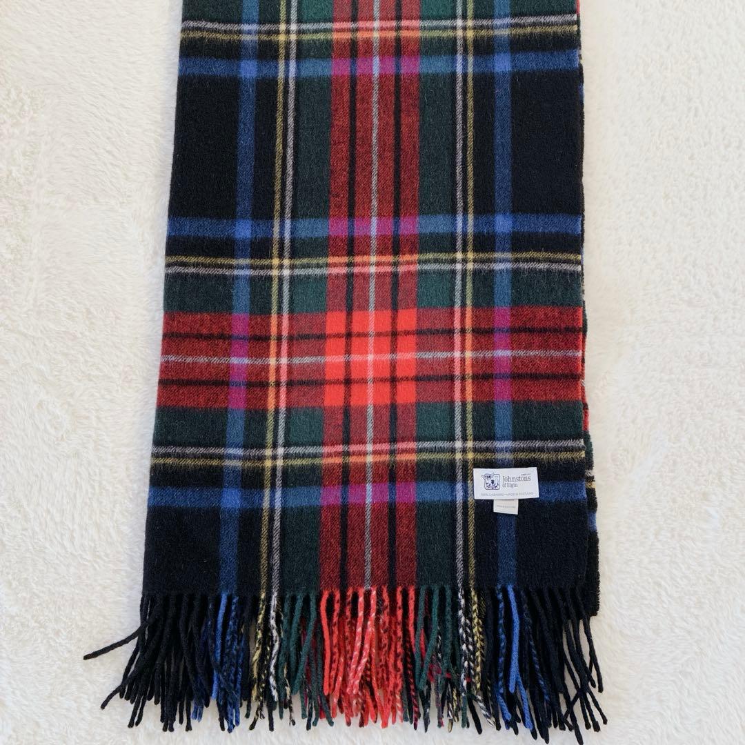 Johnstons of Elgin カシミヤ100% 大判 200×70 良品