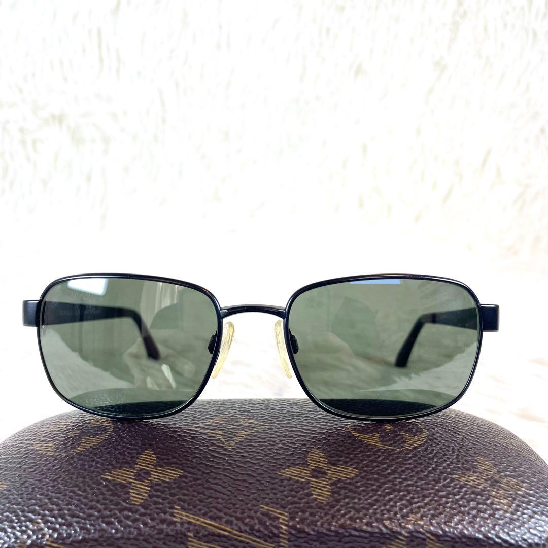 極美品　BVLGARI　サングラス　508　グリーンレンズ　ブラックフレーム