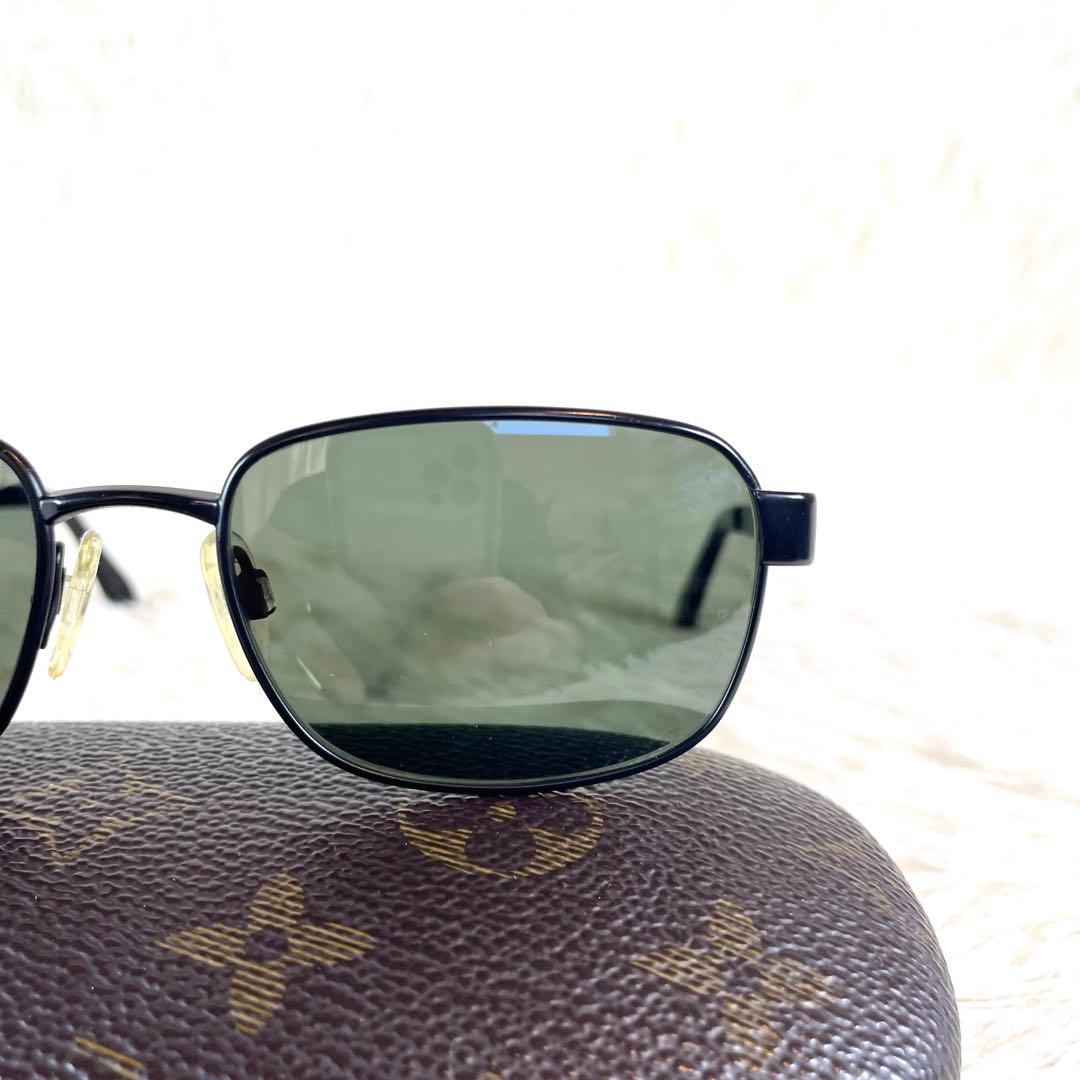 極美品　BVLGARI　サングラス　508　グリーンレンズ　ブラックフレーム