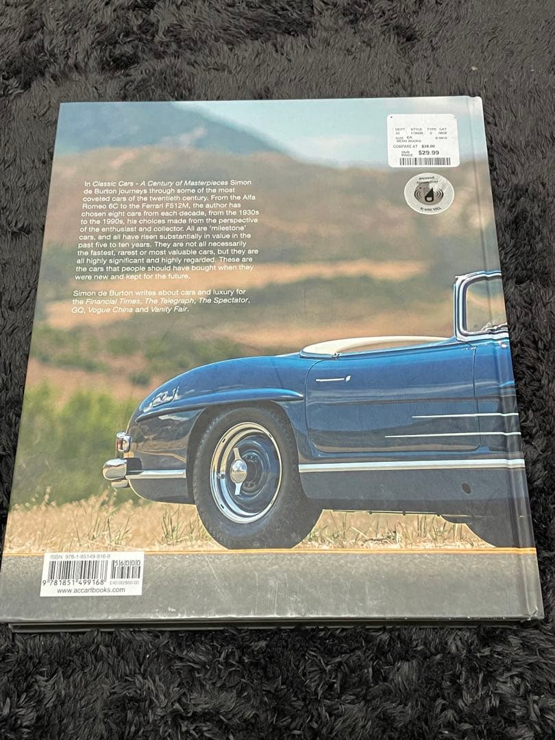 simon de Burton CLASSIC CARS 洋書