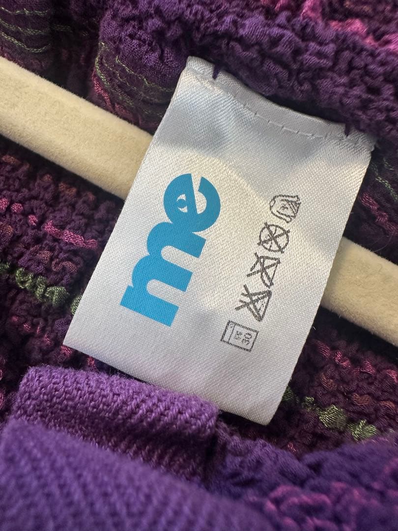 me ISSEY MIYAKE カリフラワー カーディガン フリル襟 パープル