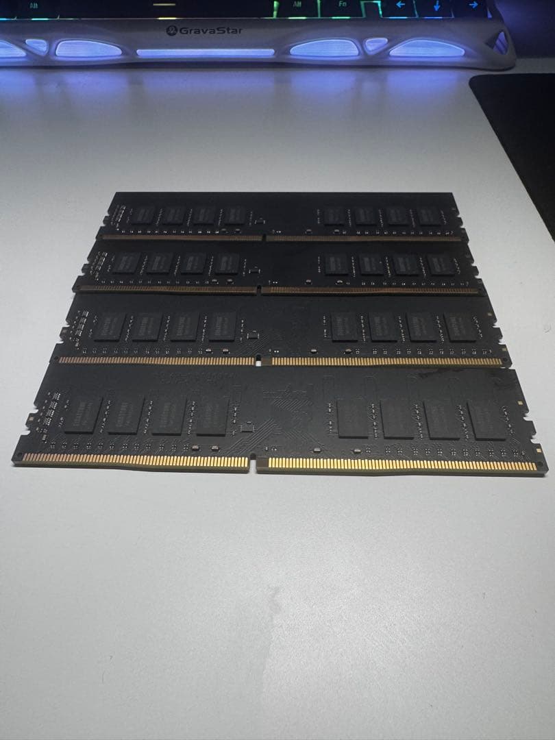 GIGASTONE 64GB 16×4 DDR4 2666メモリ 4枚　32GB