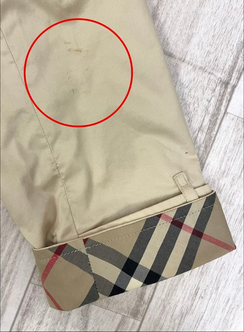 BURBERRY バーバリー コットン スプリングコート M ベージュ 日本製