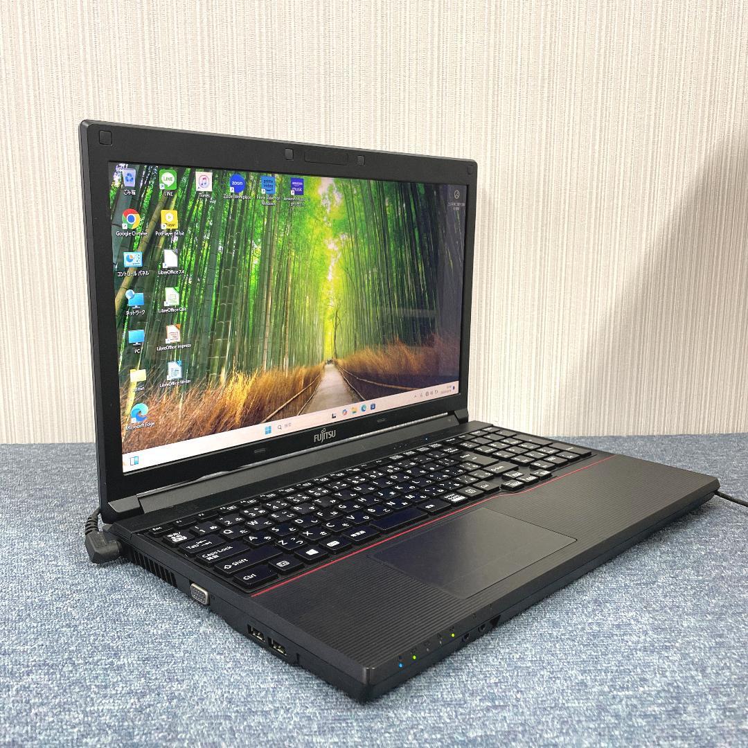 ノートパソコン　Windows11　オフィス付き　爆速SSD搭載　初期設定済み