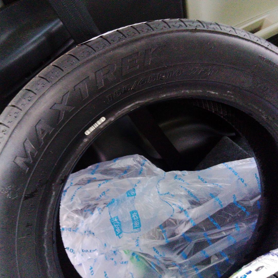 新品　maxtrek maximus m2 155/65R14 75Tn　2本