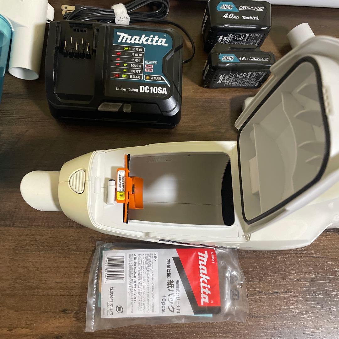 Makita CL107FD 充電式クリーナ 充電器一式 サイクロン付属