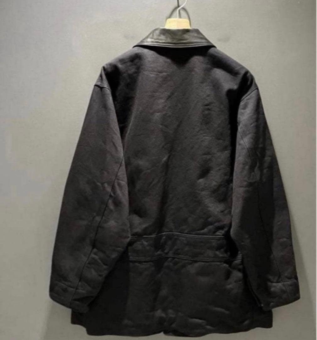 comoli デニム レザー ワークジャケット size3 25AW