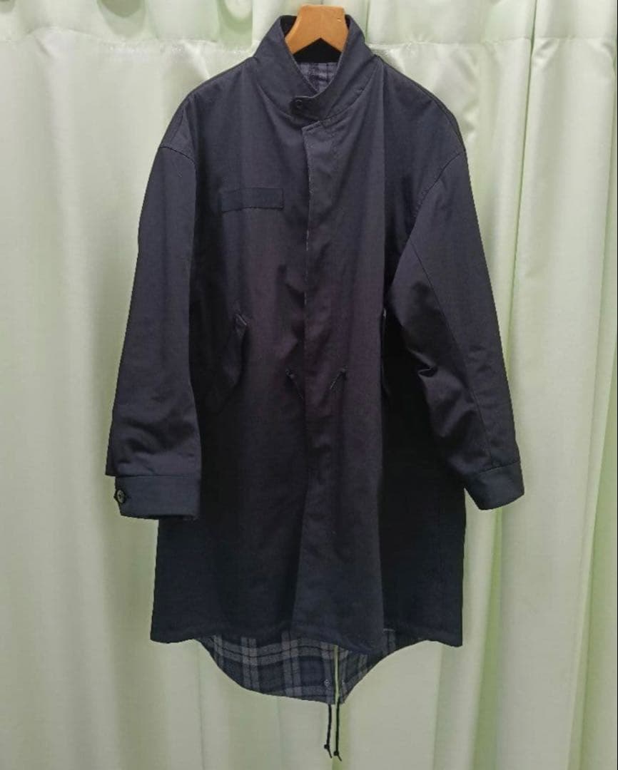 GHbM REVERSIBLE MILITARY COAT OVY Mサイズ