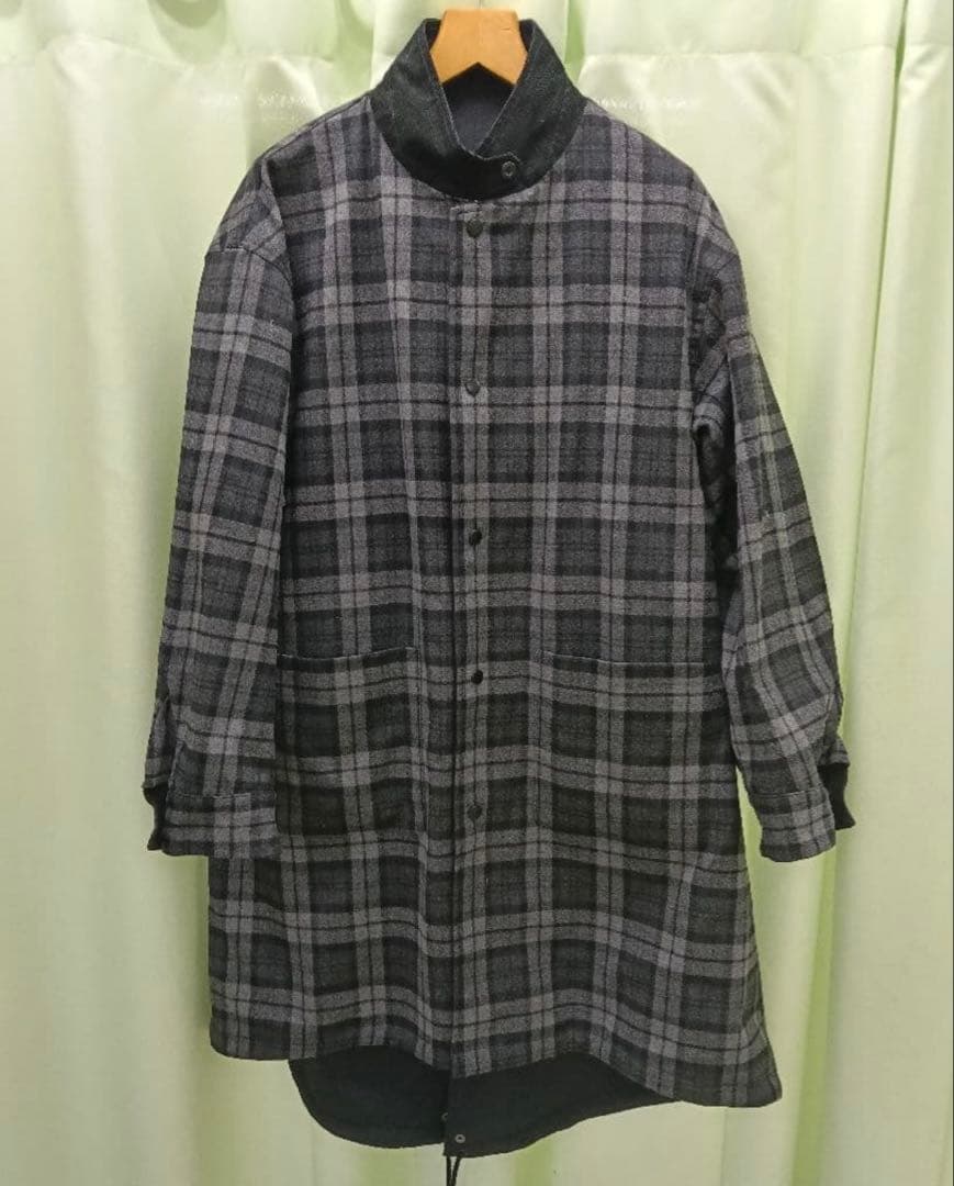 GHbM REVERSIBLE MILITARY COAT OVY Mサイズ