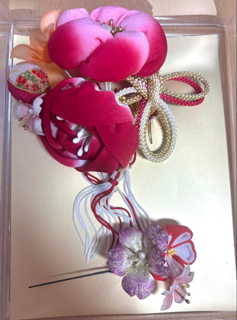 【ぴり】振袖フルセット（赤）一蔵＆オンディーヌ 美品 正絹