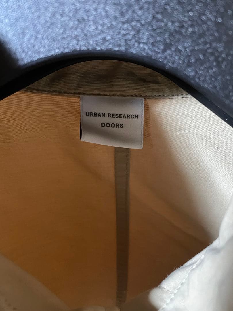 スタンドカラーミドルコート URBAN RESEARCH DOORS ベージュ