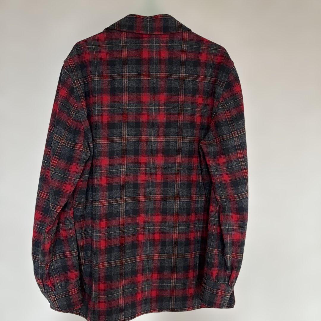 Pendleton テーラードジャケット M 赤黒チェック　ペンドルトン