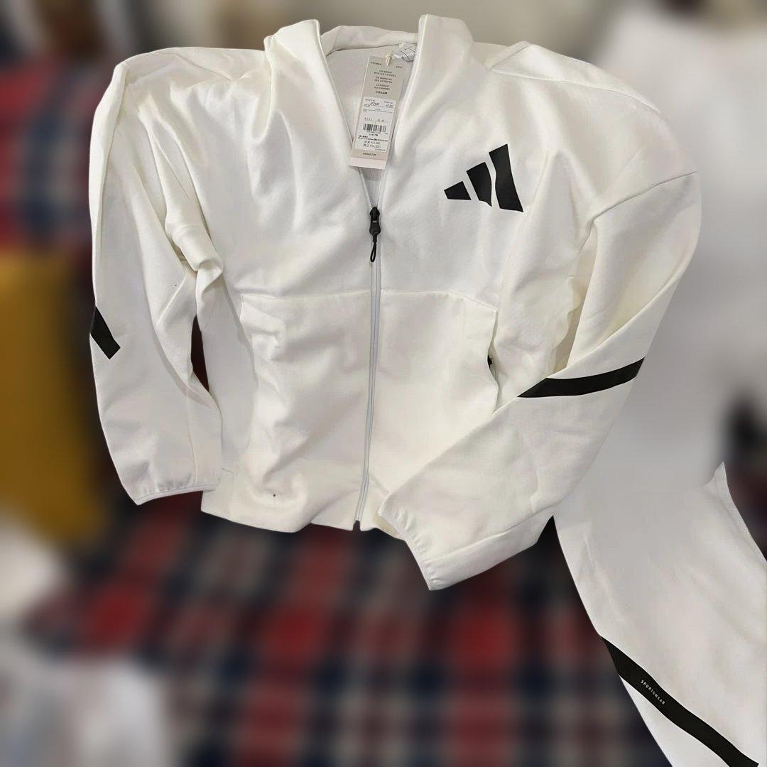 adidas ジャージ上下セット JP443 K-140 ホワイト