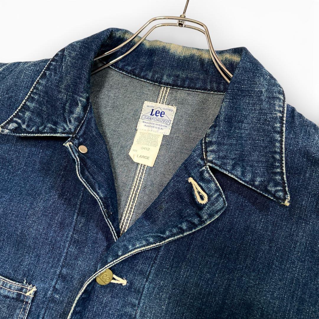 Lee 91-J ハウスタグ 加工 デニムカバーオール 復刻 L