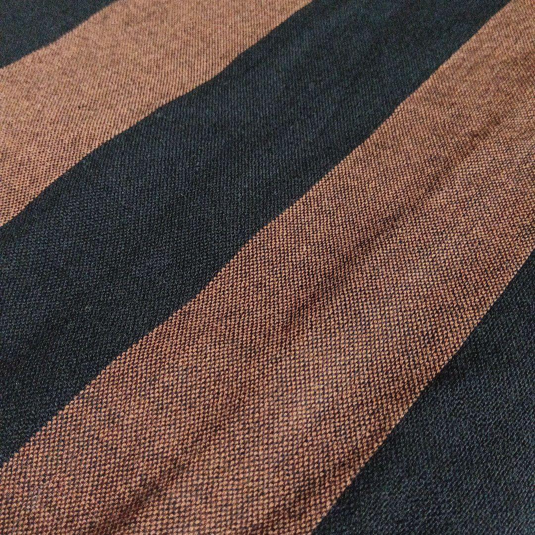 ISSEY MIYAKE　ストール　マフラー　ブラック×ブラウン