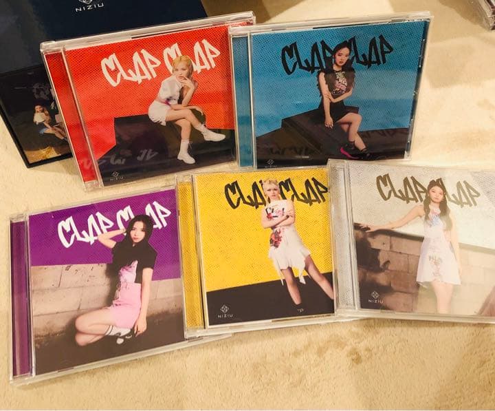 NiziU 3rd single CLAP CLAP WithU盤9形態トレカ付