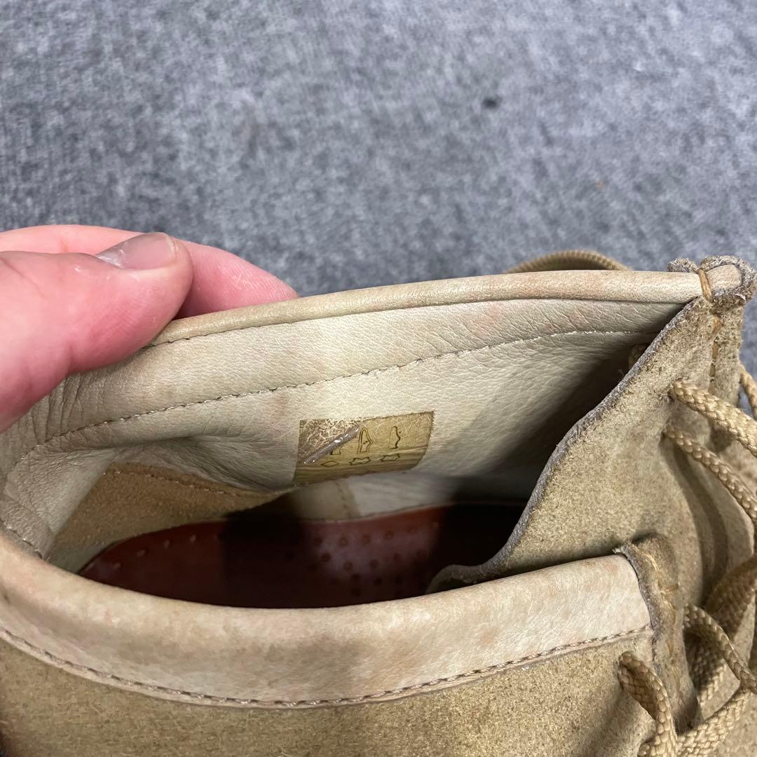 クラークス ワラビー Wallabees 26.5cm レザー ベージュ