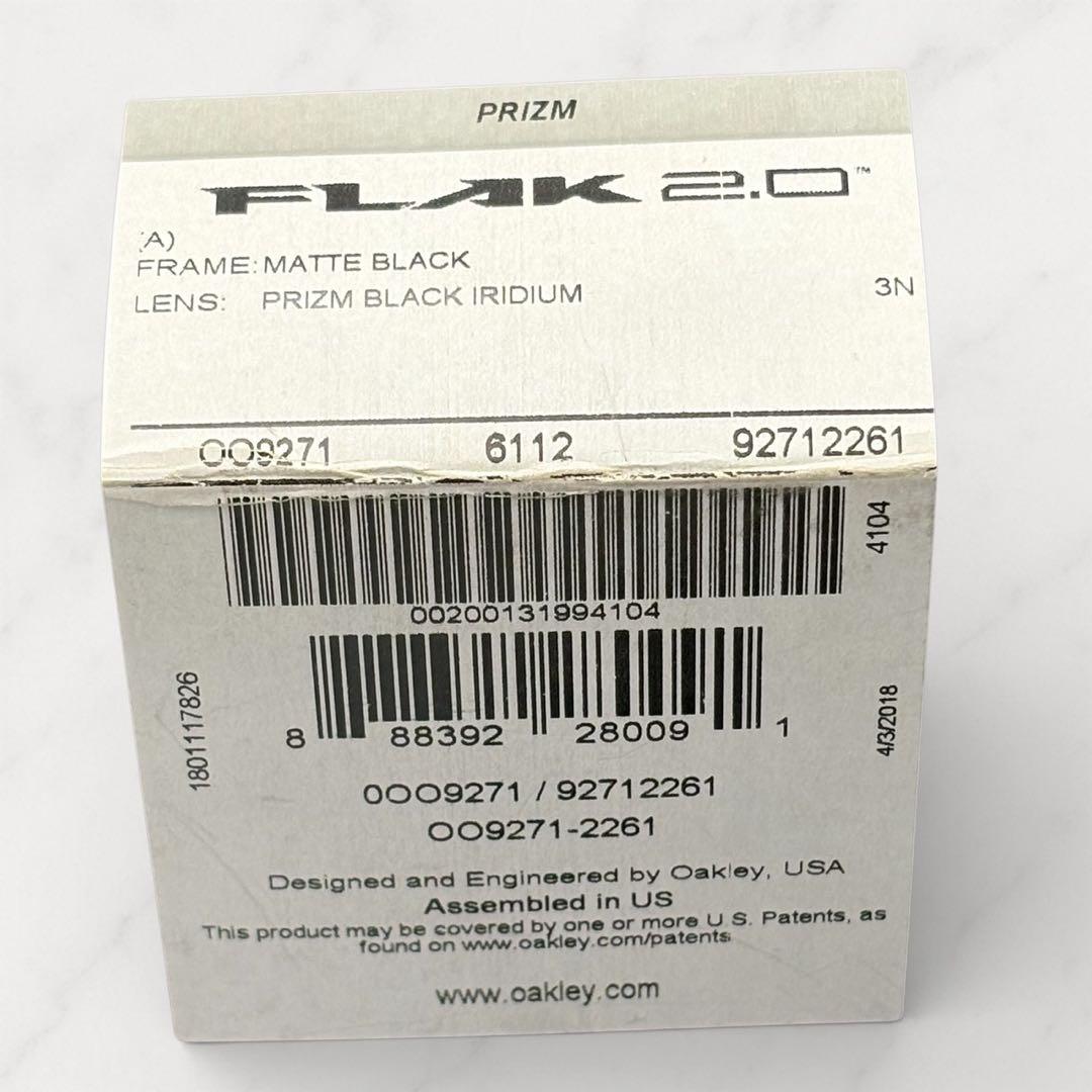 美品✨OAKLEY FLAK2.0 PRIZM BLACK OO9271
