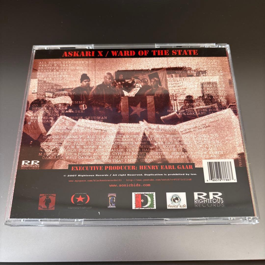 洋楽 ASKARI X WARD OF THE STATE