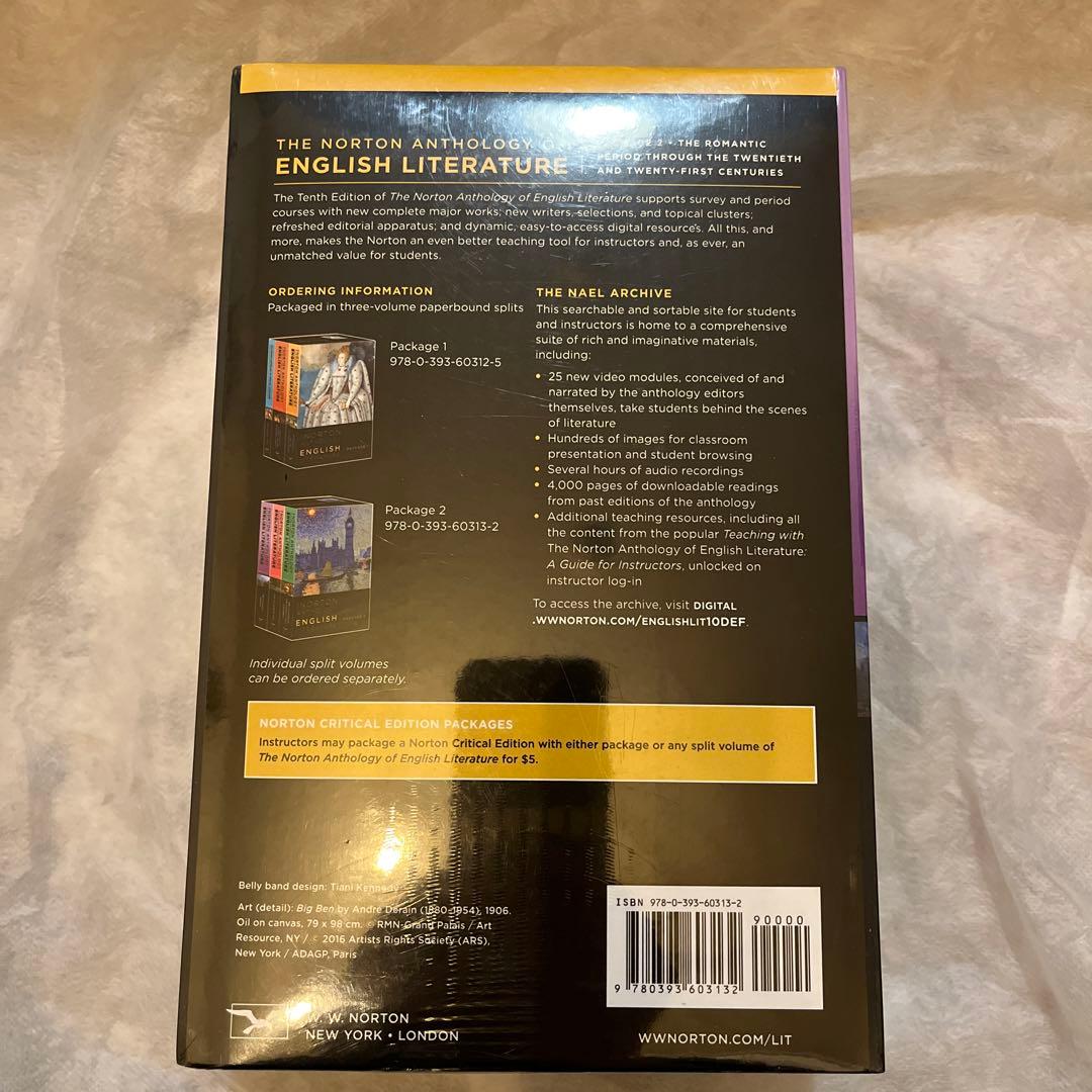 未開封！Norton anthology 洋書3冊セット package 2