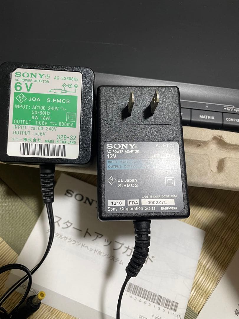 SONY 7.1chデジタルサラウンドヘッドホンシステム MDR-DS7500