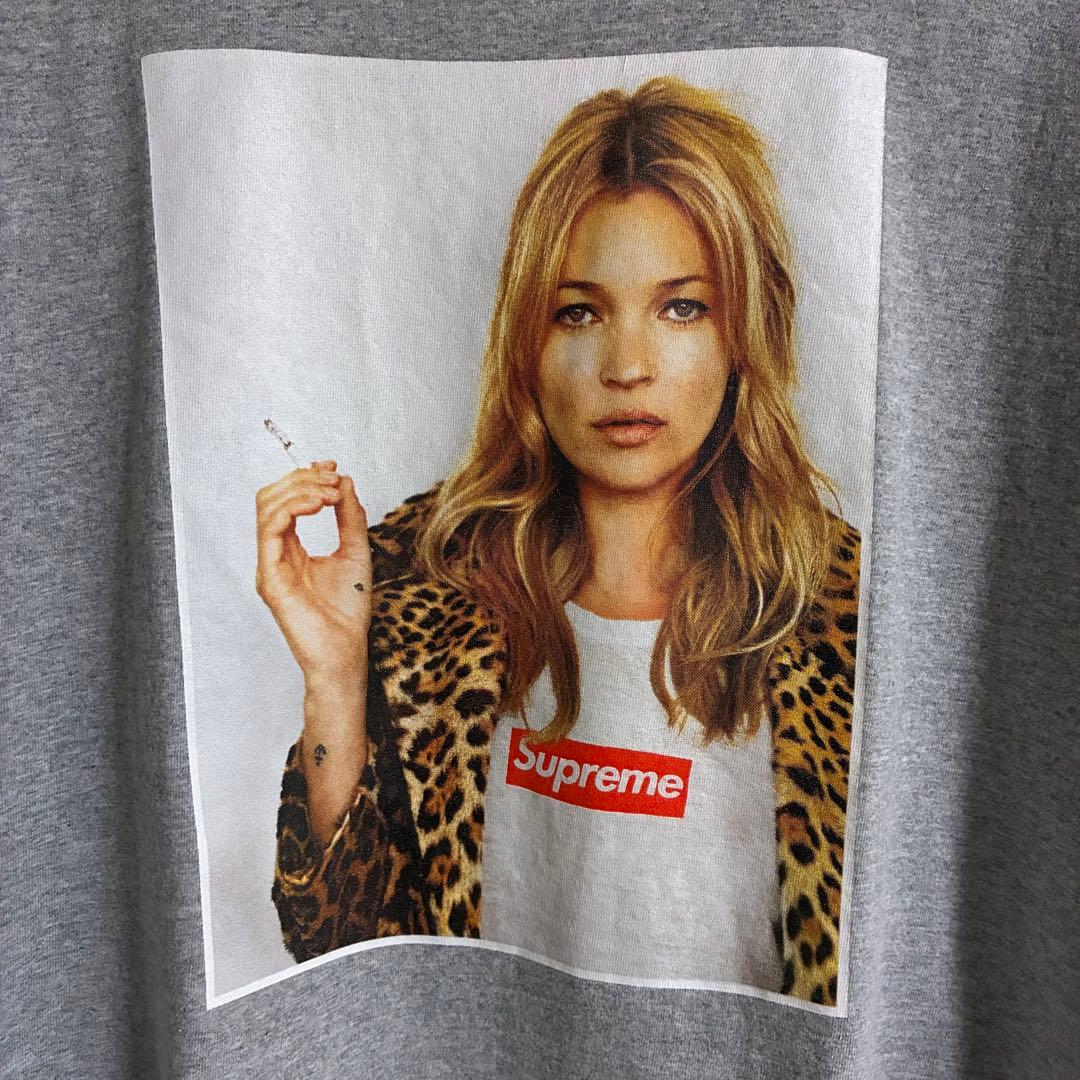 supreme ケイトモスtee 2012s/s シュプリーム　L グレー　美品