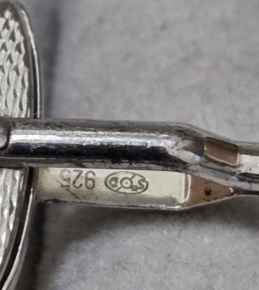 Dunhillダンヒル　SILVER925 カフス C2694