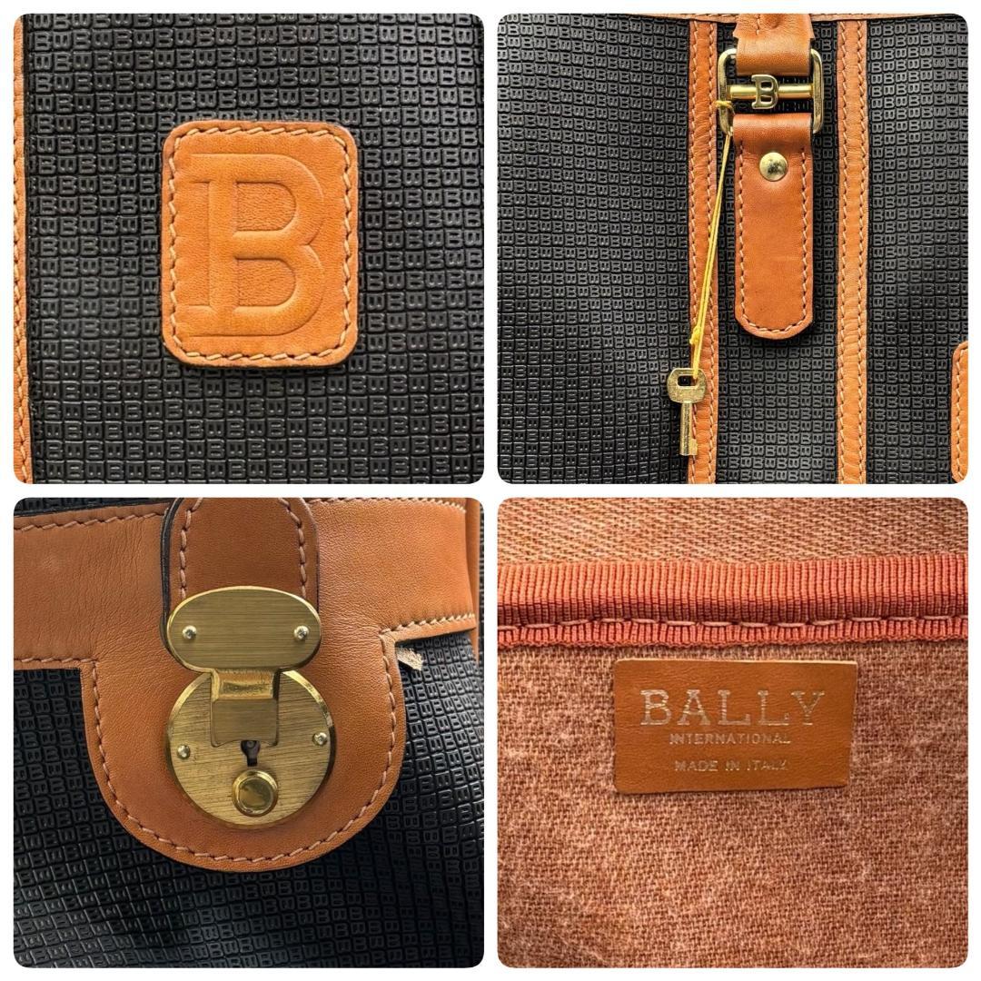 BALLY バリー　ボストンバッグ　PVC　ブラック　K147