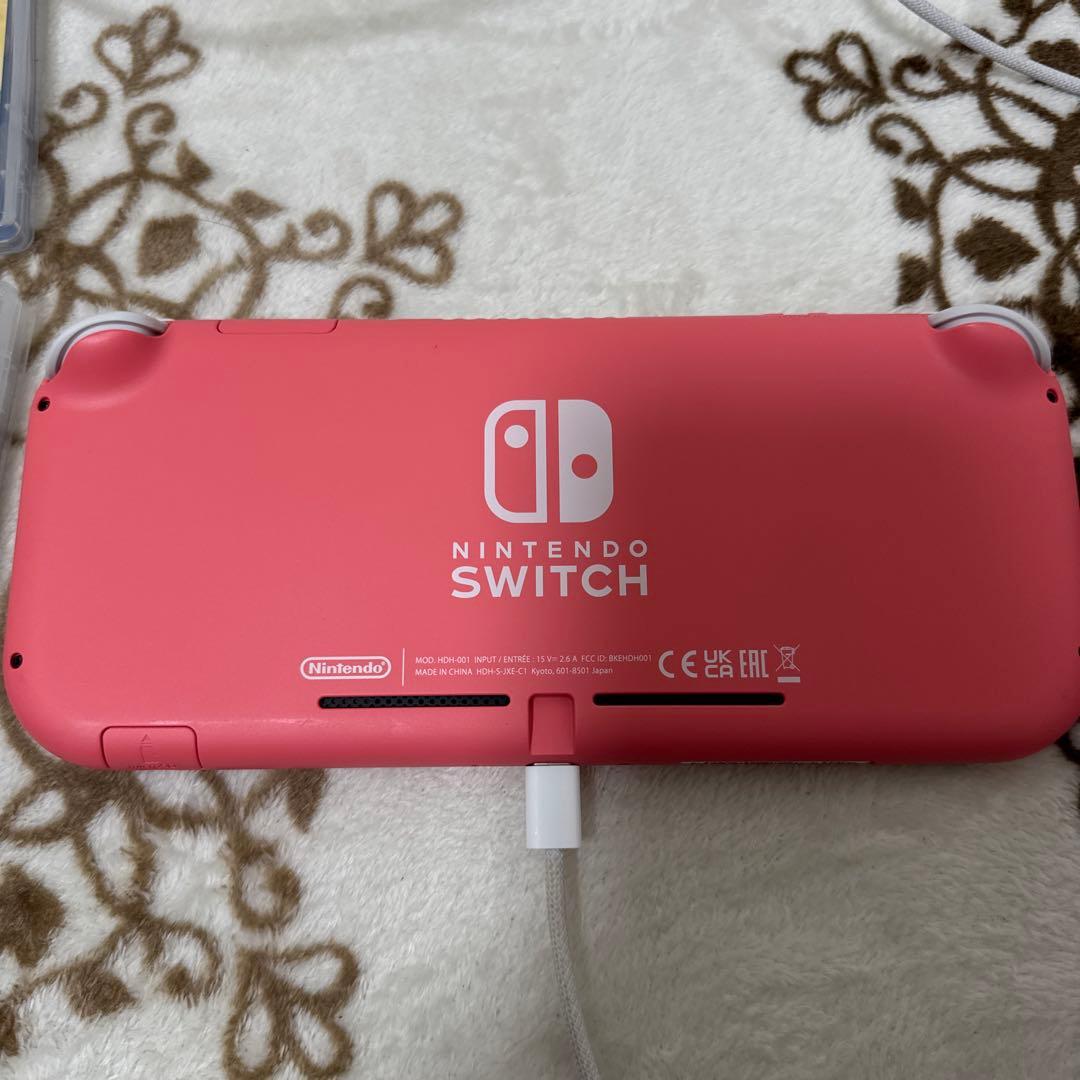 Nintendo Switch Lite ピンク + ゲーム4本セット