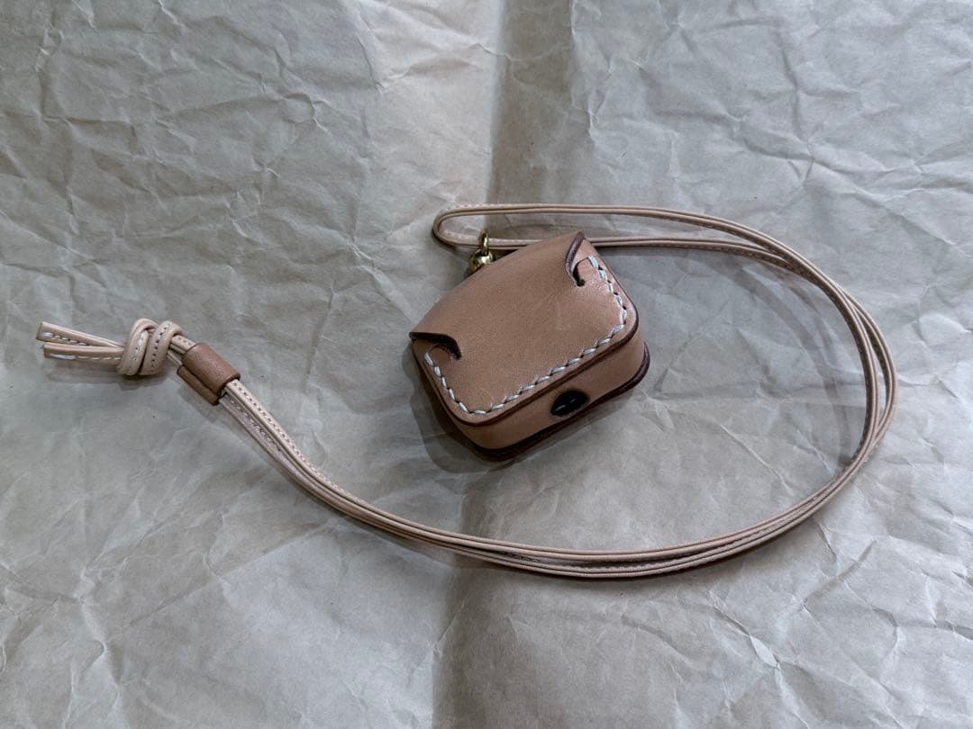 天神ワークス AirPods Pro2ケース ネックストラップ付き