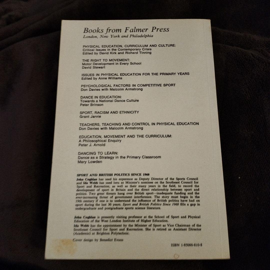 趣味・スポーツ・実用 SPORT AND BRITISH POLITICS SINCE 1960