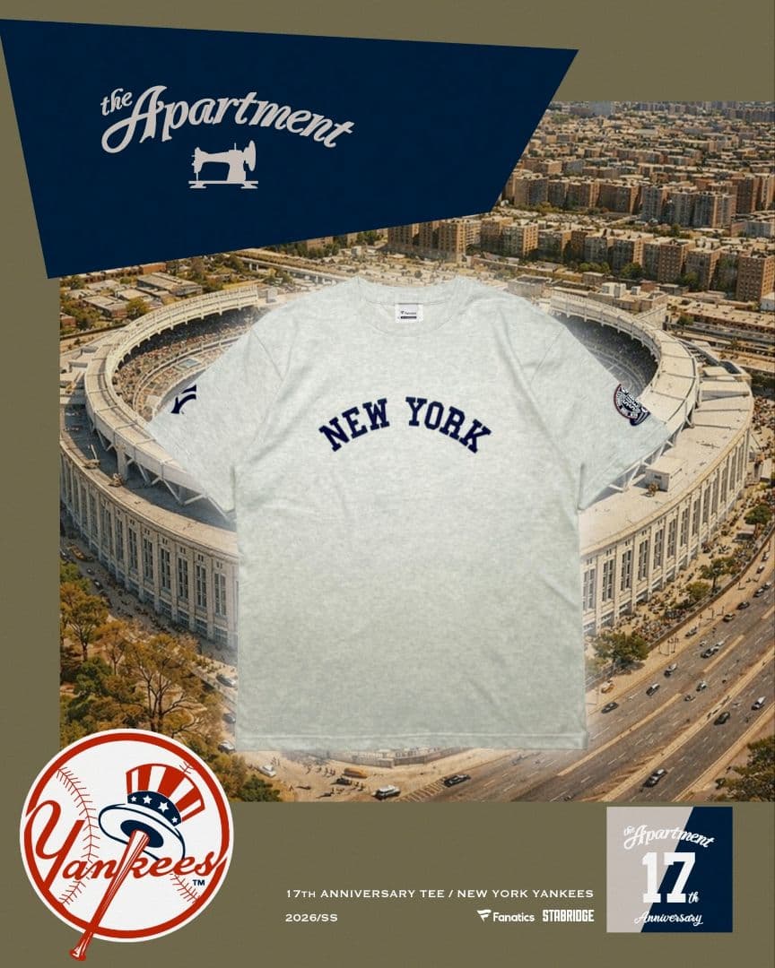 リ*ゼ様 STABRIDGE x MLB x Fanatics 17th Tシャ