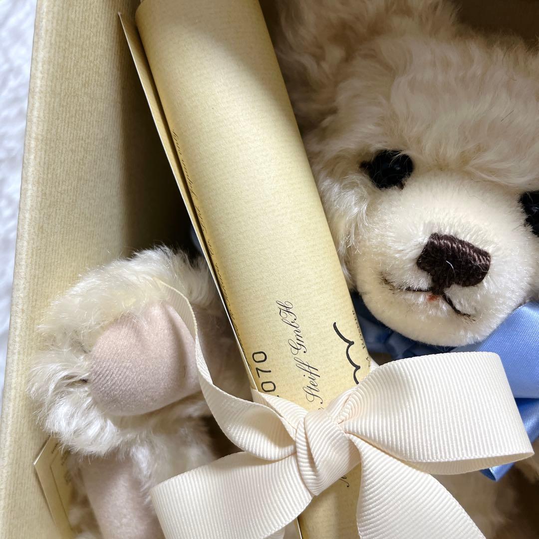 シュタイフ Sugar Teddy Bear Natural White 25