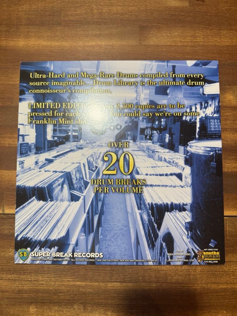 DJ Paul Nice – Drum Library Vol.1 LP