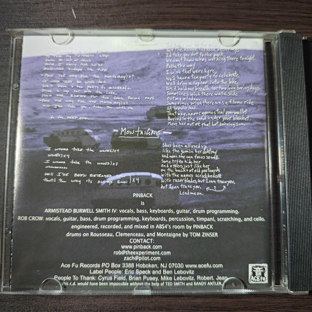【名盤】Pinback CD (1stアルバム） Rob Crow