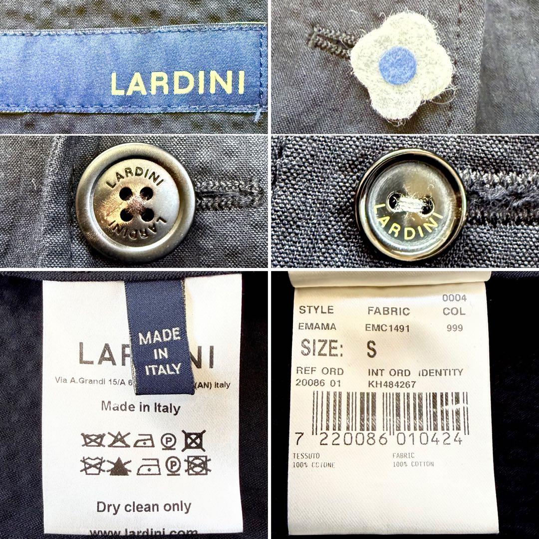 【美品】ラルディーニ ブートニエール付 ストレッチ コットン ジャケット M程度
