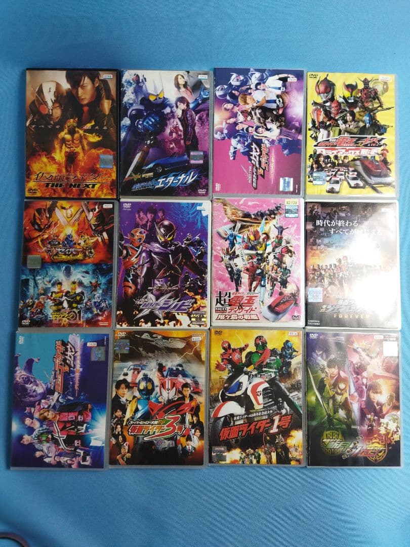仮面ライダーシリーズ レンタルアップDVD55本セット　映画劇場版　まとめ大量