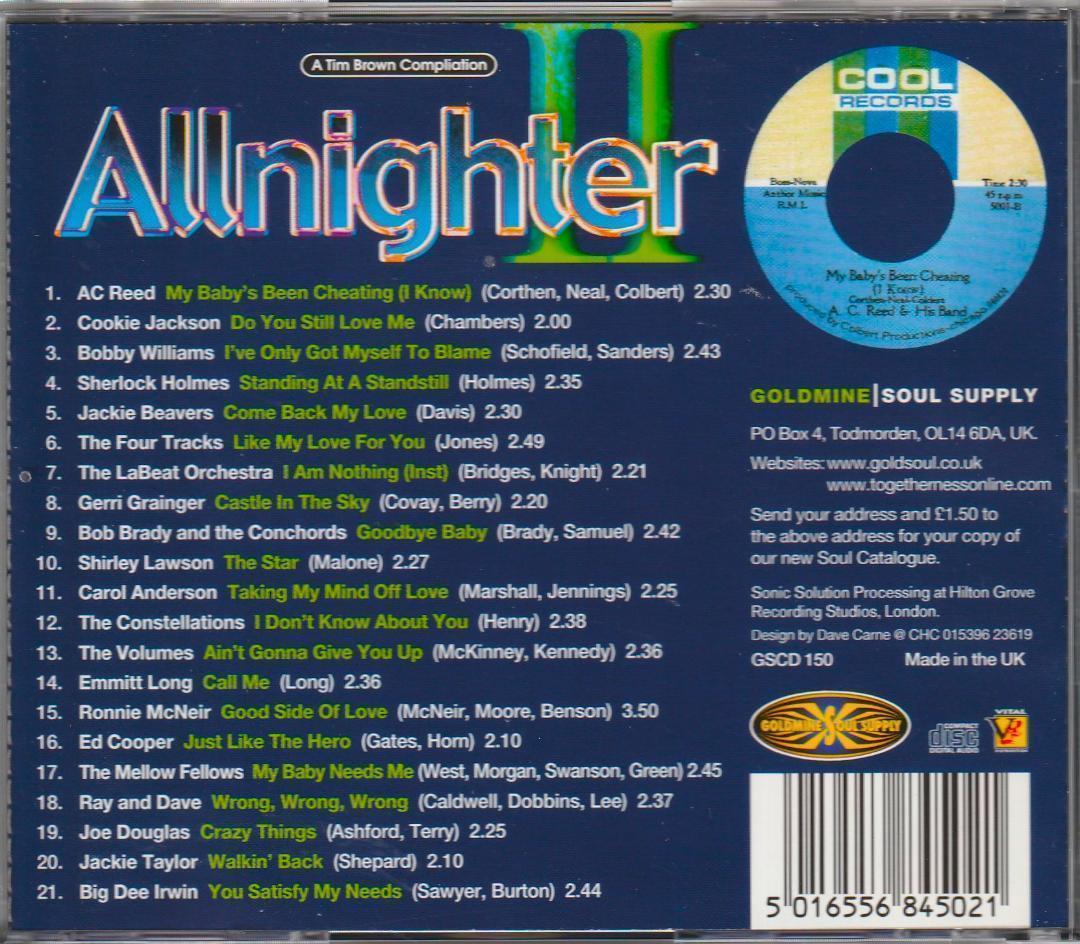 Various : Allnighter Vol.1~5 　5CDセット