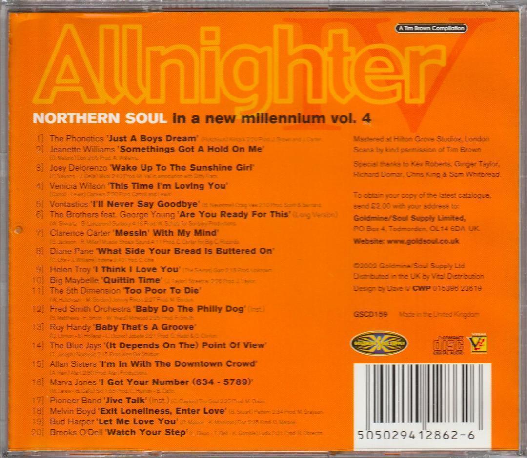 Various : Allnighter Vol.1~5 　5CDセット