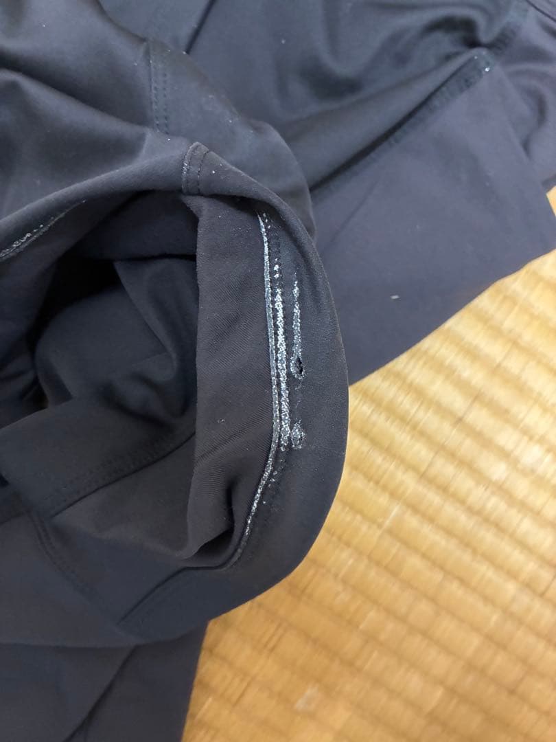 パタゴニア メンズ ウインドシールドパンツ XS 黒 中古 送料込み！