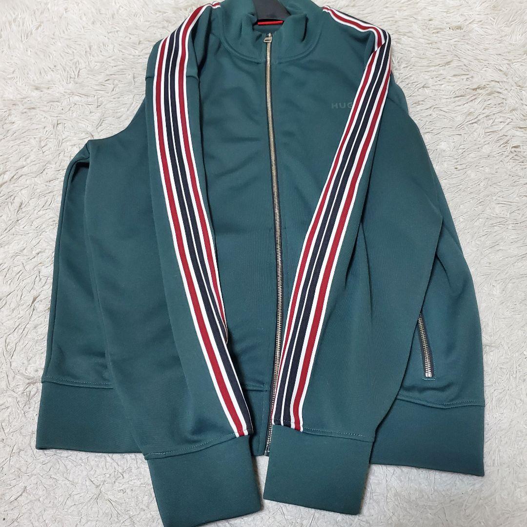 極美品 HUGO BOSS トラックジャケット 完売品 グリーンXL