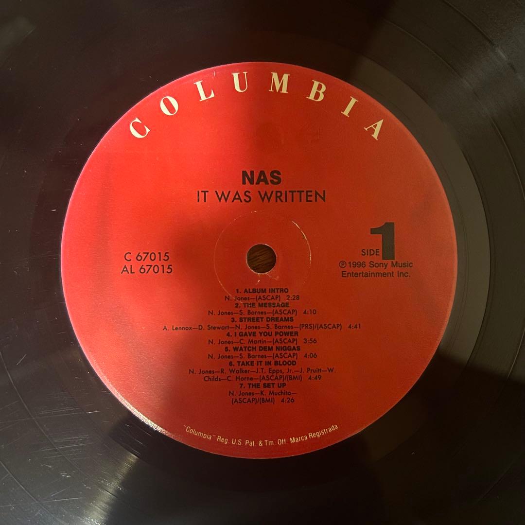 USオリジナル NAS / it was writt 1LP アルバム レコード