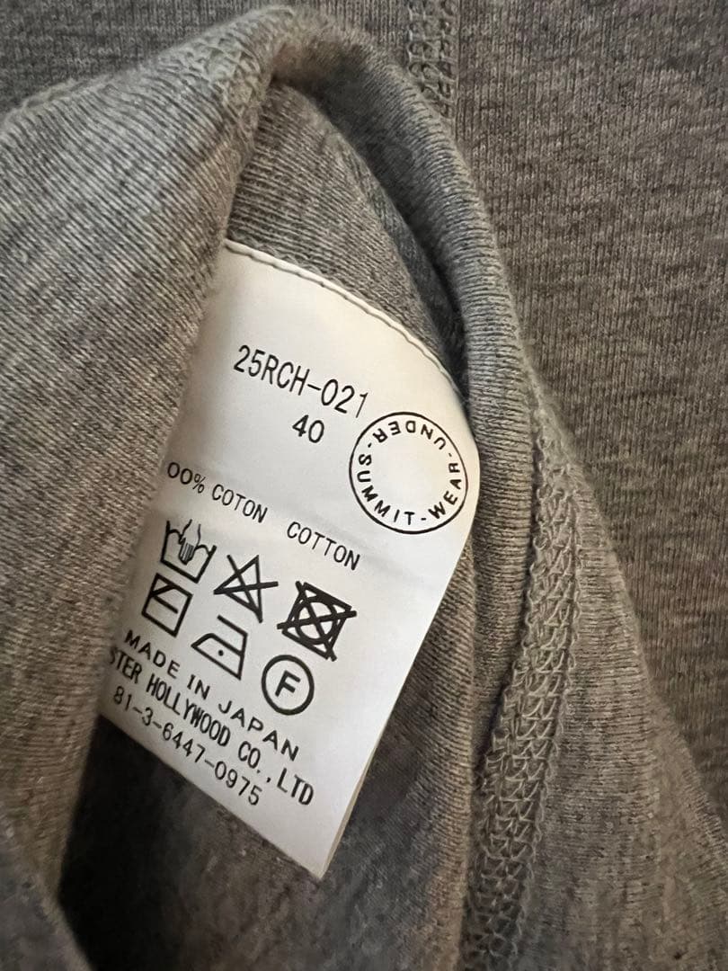 トップス N.HOOLYWOOD UNDER SUMMIT WEAR 25RCH-021
