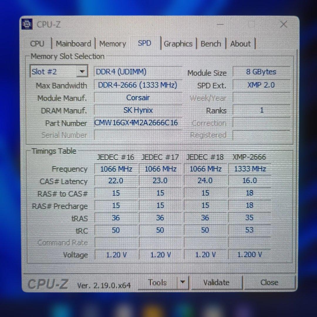 S*e様 【動作確認済】CORSAIR DDR4 2666MHz 8GBx2