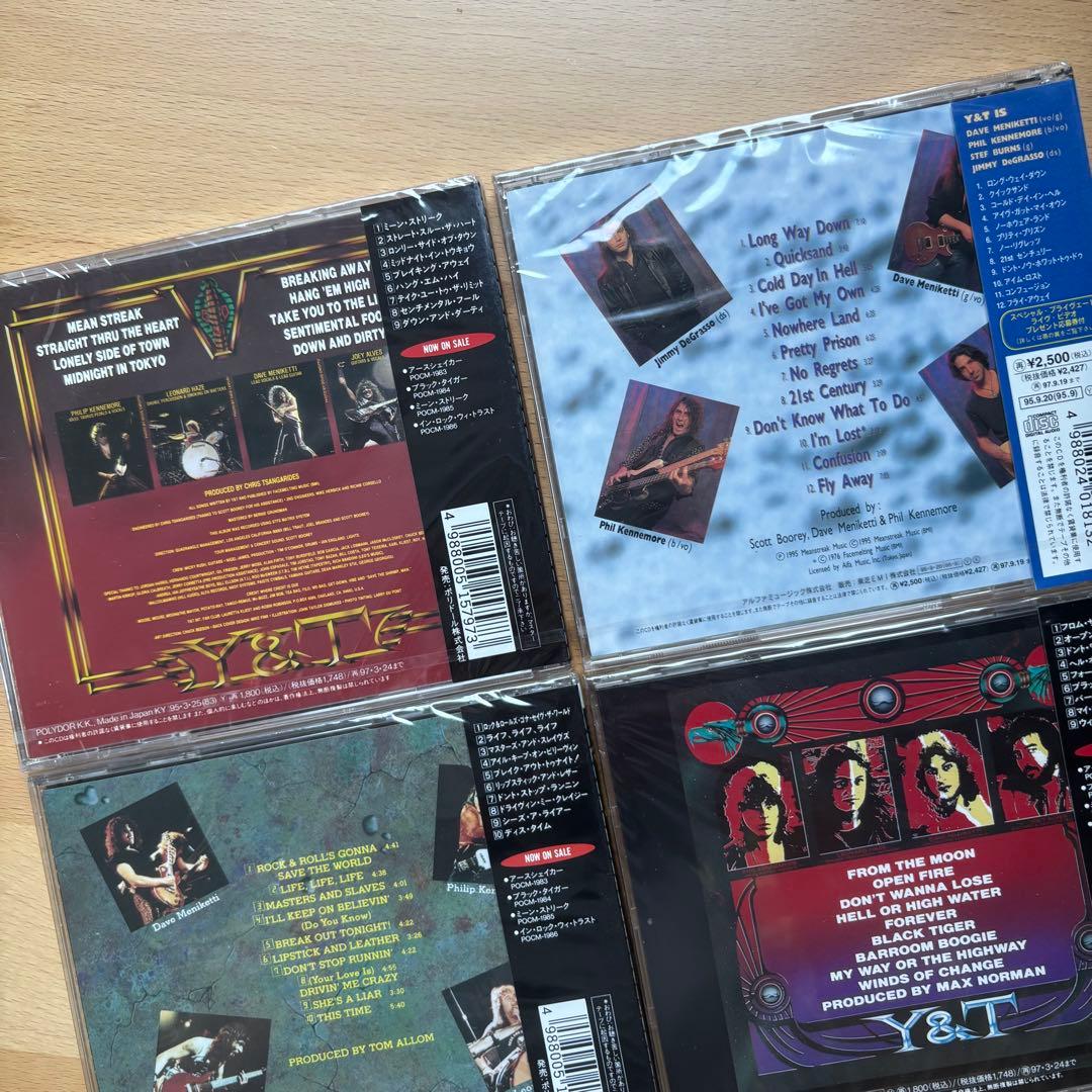 Y&T 希少　新品未開封　5枚　CD まとめ売り
