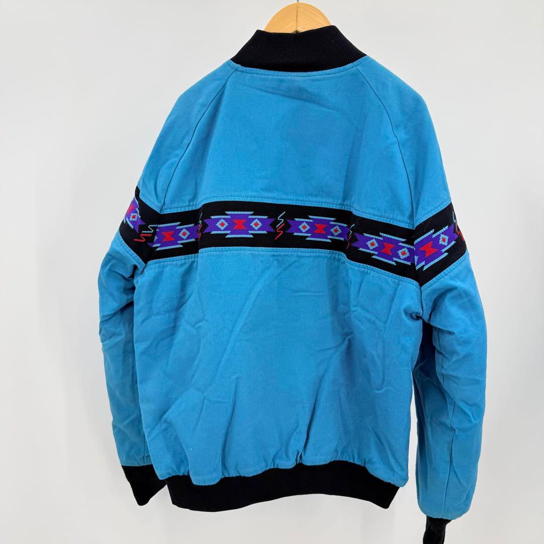80s-90s Campy Casual ブルゾンネイティブ柄 中綿ブルゾン
