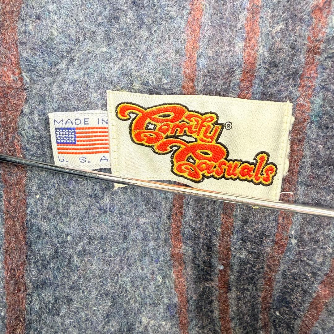 80s-90s Campy Casual ブルゾンネイティブ柄 中綿ブルゾン